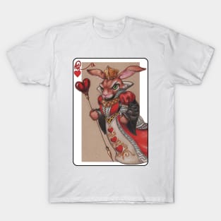 Queen of Hearts Rabbit T-Shirt